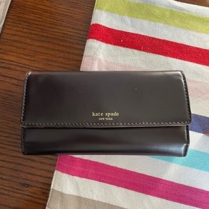 Gently Used Kate Spade Brown Leather Wallet